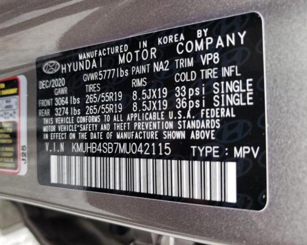 2021 GENESIS GV80 BASE KMUHB4SB7MU042115