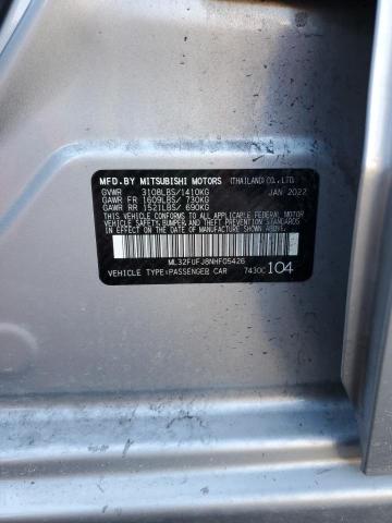 2022 MITSUBISHI MIRAGE G4 - ML32FUFJ8NHF05426