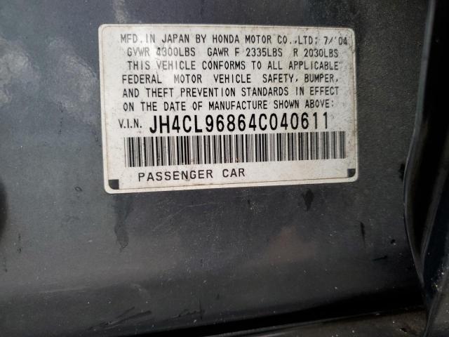 JH4CL96864C040611 Acura TSX