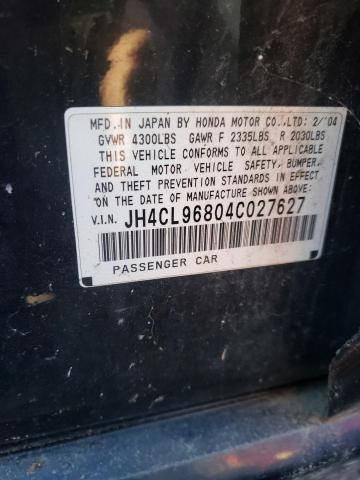 JH4CL96804C027627 Acura TSX