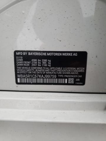 2019 BMW 330I - WBA5R1C57KAJ99759
