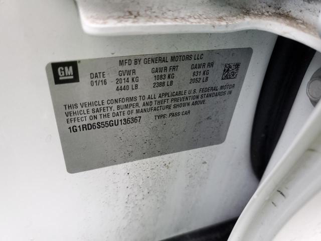 2016 CHEVROLET VOLT LTZ - 1G1RD6S55GU136367
