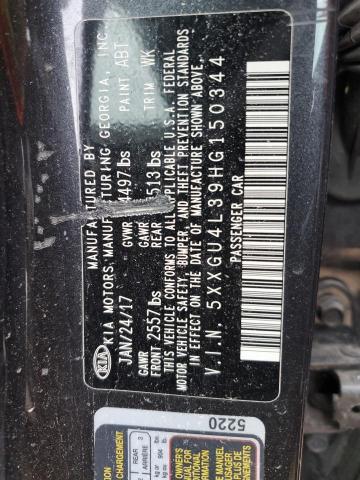 5XXGU4L39HG150344 KIA OPTIMA EX