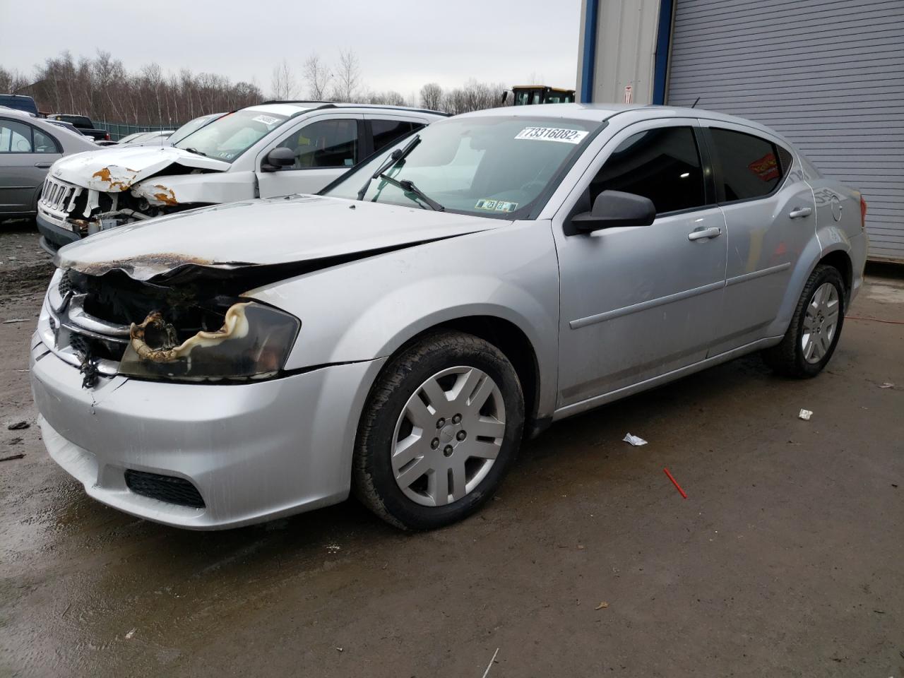 2012 Dodge Avenger Se VIN: 1C3CDZAB2CN220144 Lot: 73316082