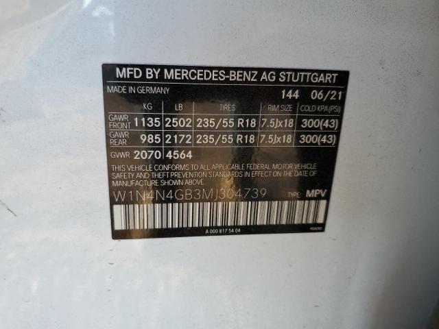 2021 MERCEDES-BENZ GLA 250 - W1N4N4GB3MJ304739