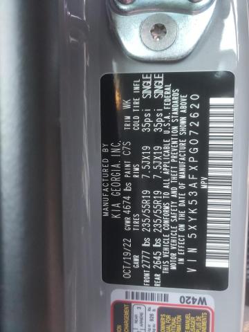 5XYK53AFXPG072620 KIA Sportage Sx Prestige