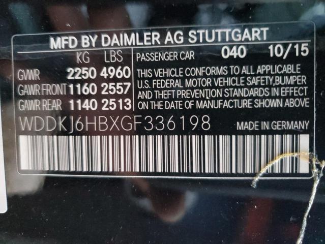 WDDKJ6HBXGF336198 Mercedes-Benz E 400 4matic