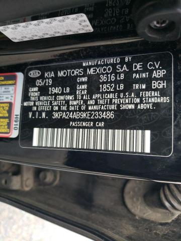 3KPA24AB9KE233486 KIA RIO S