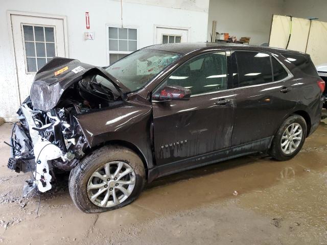 Salvage cars for sale from Copart Davison, MI: 2020 Chevrolet Equinox LT