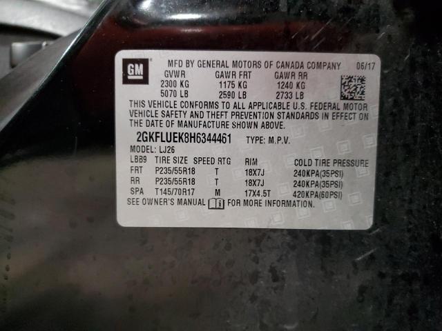 2GKFLUEK8H6344461 GMC Terrain Slt