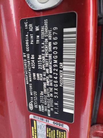 5XXG64J29MG036679 KIA K5 GT LINE