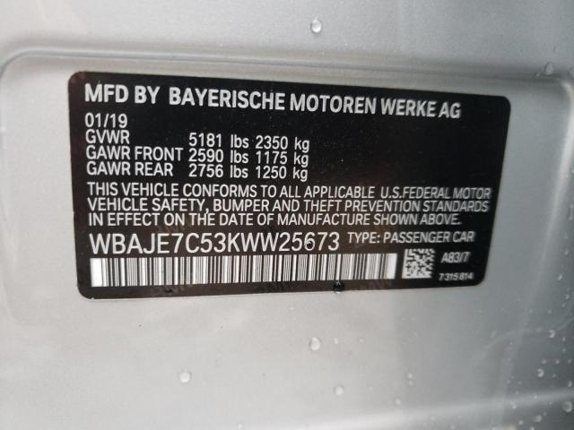 WBAJE7C53KWW25673 BMW 540 XI