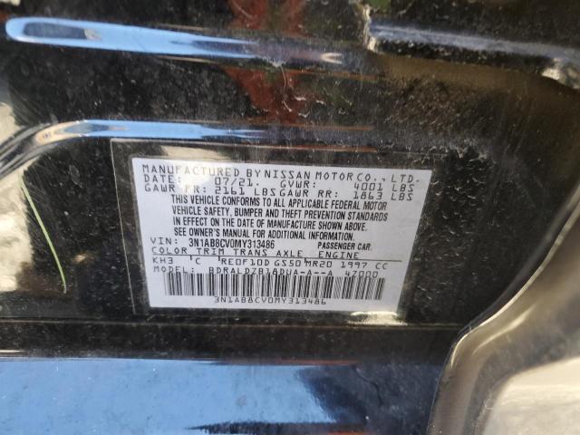 2021 NISSAN SENTRA SV - 3N1AB8CV0MY313486