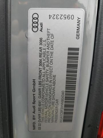 2022 AUDI RS6 WUA1CBF2XNN904340