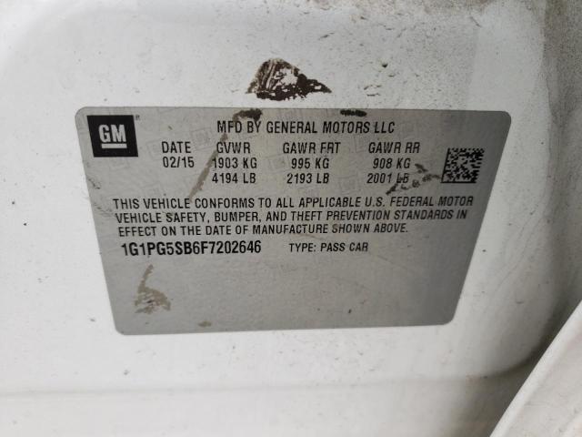 2015 CHEVROLET CRUZE LTZ - 1G1PG5SB6F7202646