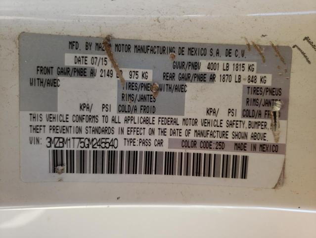 2016 MAZDA 3 SPORT - 3MZBM1T75GM245540