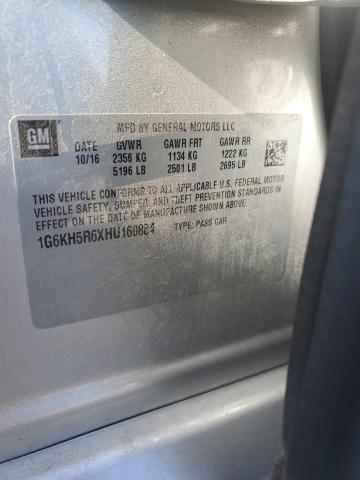 2017 CADILLAC CT6 PREMIU - 1G6KH5R6XHU160884