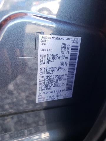 2022 INFINITI QX60 AUTOG 5N1DL1HT5NC342140