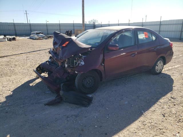 Salvage cars for sale at Andrews, TX auction: 2017 Mitsubishi Mirage G4 ES