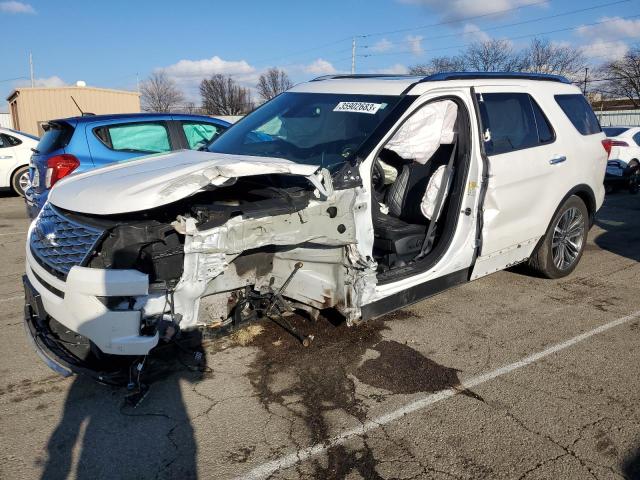 Salvage cars for sale from Copart Moraine, OH: 2019 Ford Explorer P