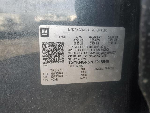 2020 CADILLAC XT5 SPORT 1GYKNGRS7LZ218549