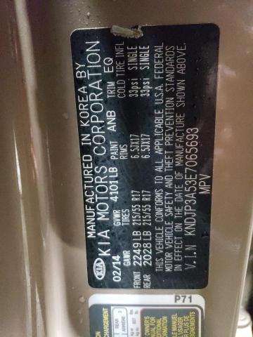 KNDJP3A53E7065693 KIA SOUL +