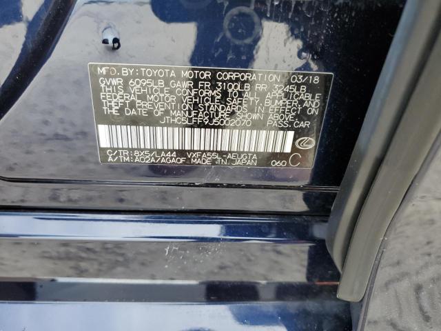 2018 LEXUS LS 500 JTHC5LFF9J5002070
