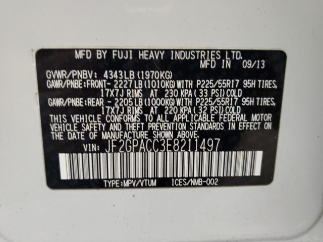 JF2GPACC3E8211497 Subaru Xv Crosstrek 2.0 Premium
