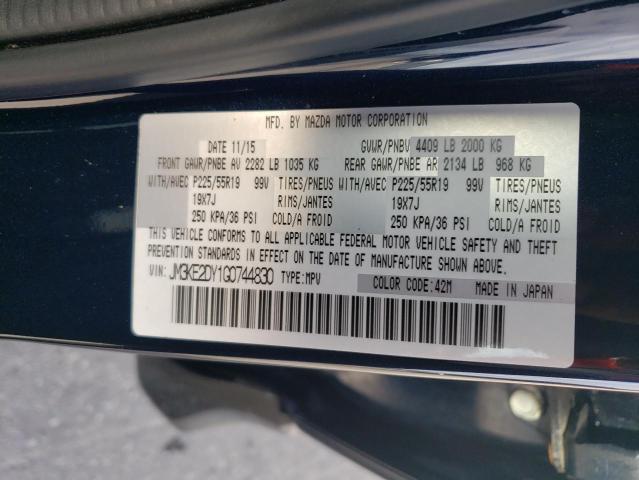 2016 Mazda Cx-5 Gt VIN: JM3KE2DY1G0744830 Lot: 36058913