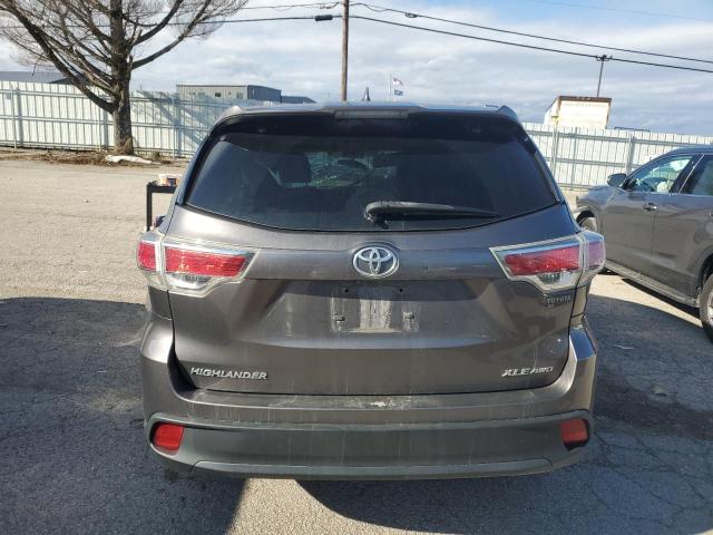 VIN 5TDJKRFH6ES037171 2014 Toyota Highlander, Xle no.6