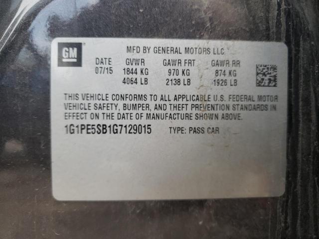 2016 CHEVROLET CRUZE LIMI - 1G1PE5SB1G7129015