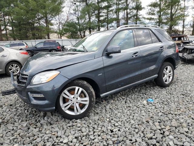 Salvage cars for sale from Copart Windsor, NJ: 2012 Mercedes-Benz ML 350 4matic