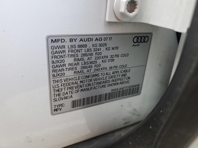 VIN WA1LAAF77JD005818 2018 Audi Q7, Premium Plus no.13