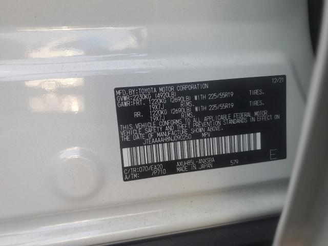 2022 TOYOTA VENZA LE - JTEAAAAH8NJ090250