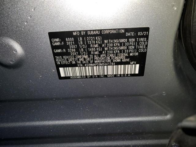 4S4WMAPD9M3441784 Subaru Ascent Limited
