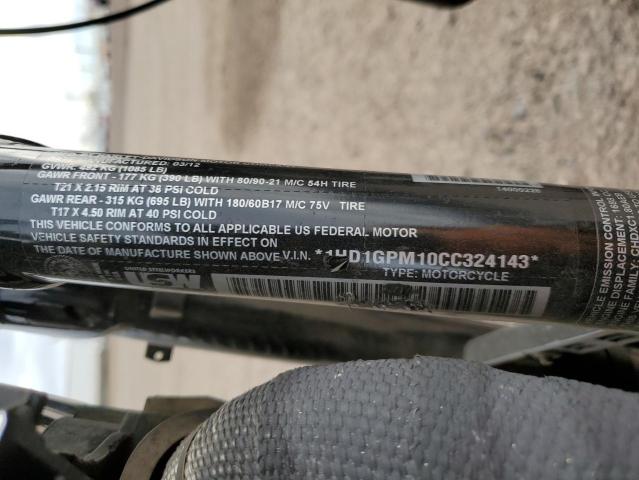 2012 HARLEY-DAVIDSON FXDWG DYNA 1HD1GPM10CC324143