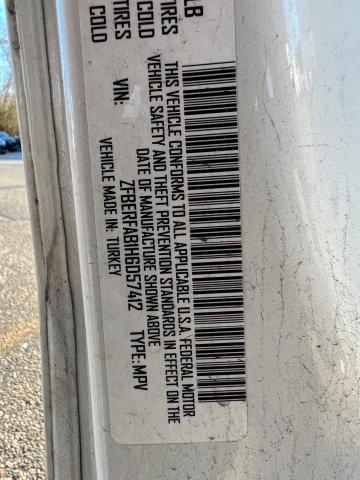 2017 RAM PROMASTER ZFBERFAB1H6D57412