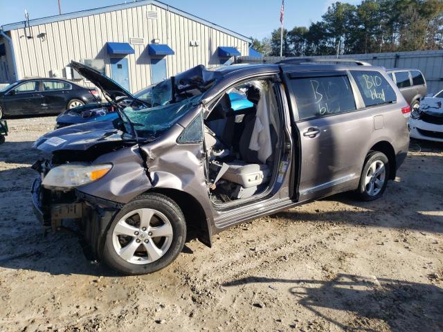 Salvage cars for sale from Copart Midway, FL: 2013 Toyota Sienna LE
