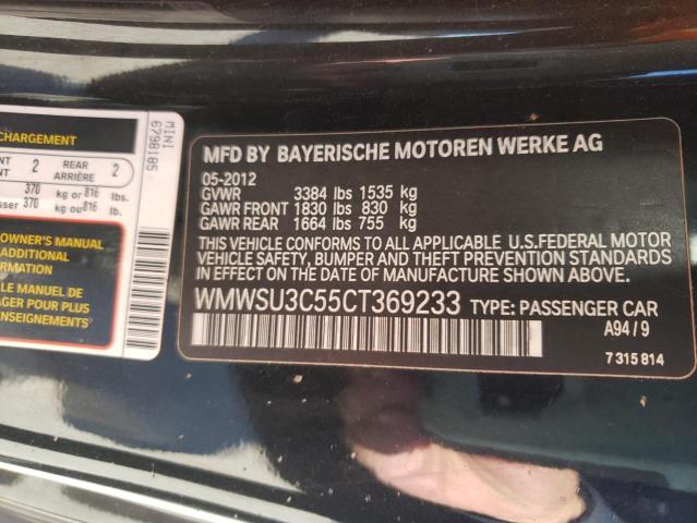 WMWSU3C55CT369233 Mini Cooper