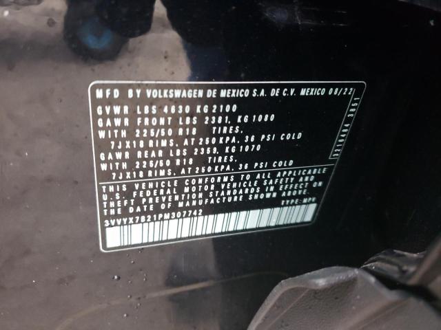 2023 VOLKSWAGEN TAOS SE - 3VVYX7B21PM307742