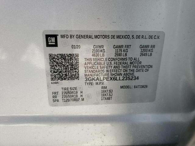 3GKALPEX6LL235234 GMC Terrain Slt