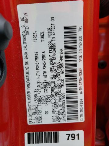 2019 TOYOTA TACOMA DOU - 3TMCZ5AN1KM287889