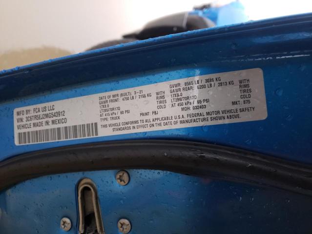 2021 RAM 2500 POWER 3C6TR5EJ2MG543912