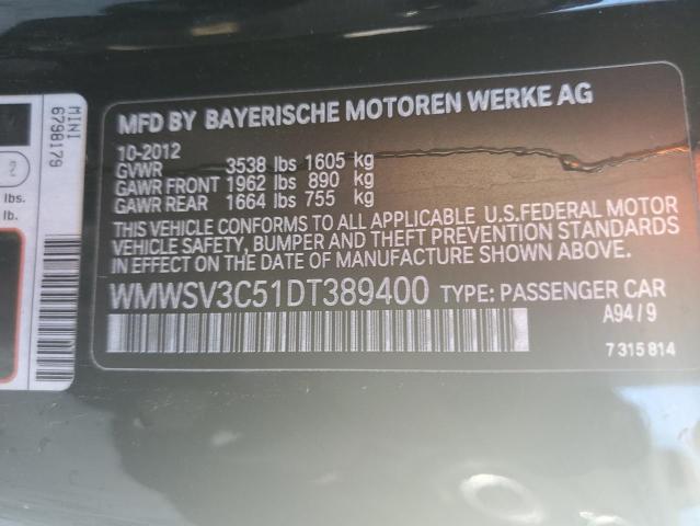 WMWSV3C51DT389400 Mini COOPER S