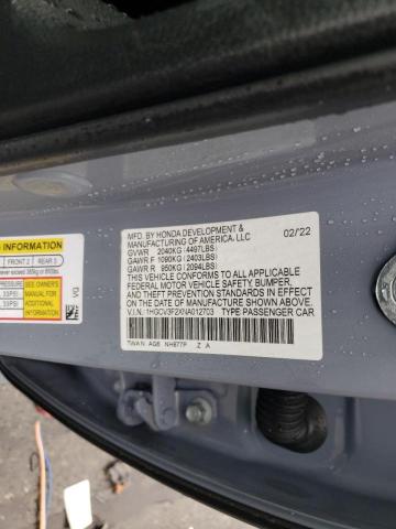 2022 HONDA ACCORD HYB - 1HGCV3F2XNA012703