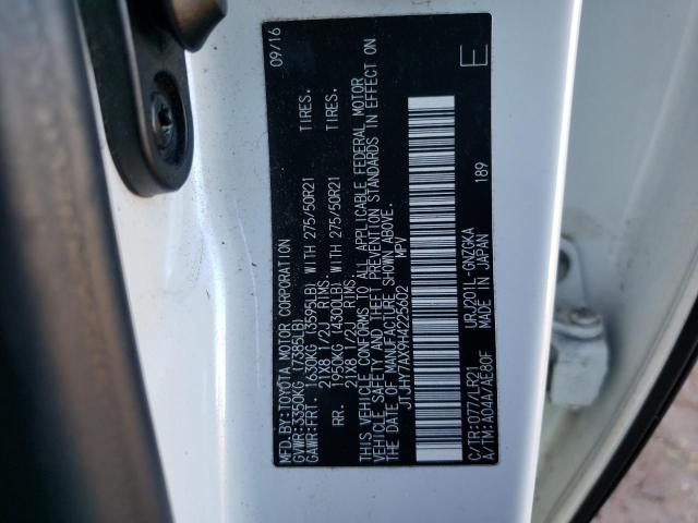 2017 LEXUS LX 570 JTJHY7AX9H4225602