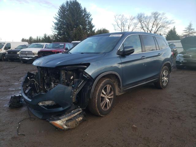 Salvage cars for sale from Copart Finksburg, MD: 2016 Honda Pilot EXL