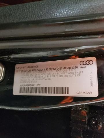 2017 AUDI A3 E-TRON - WAUUPBFF5HA111571