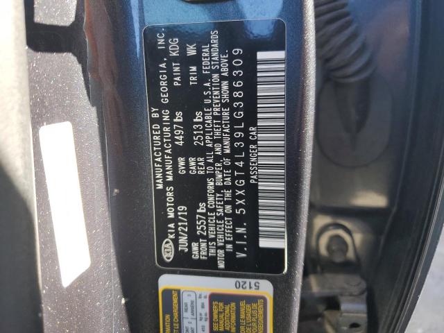 5XXGT4L39LG386309 KIA Optima Lx