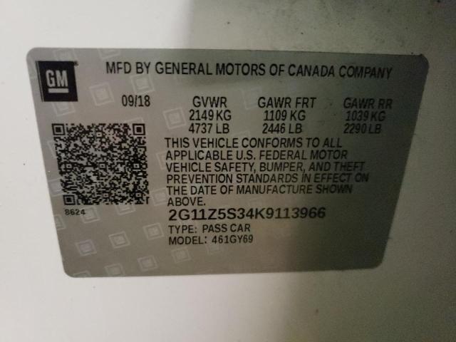 2019 CHEVROLET IMPALA LT - 2G11Z5S34K9113966